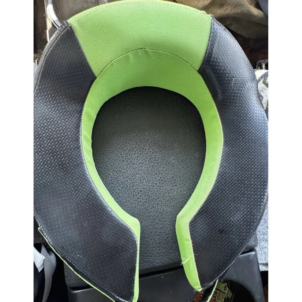 K1 RaceGear 15-NEC-CAV-A Nylon Karting Neck Collar, Green/Carbon, Adult Size
